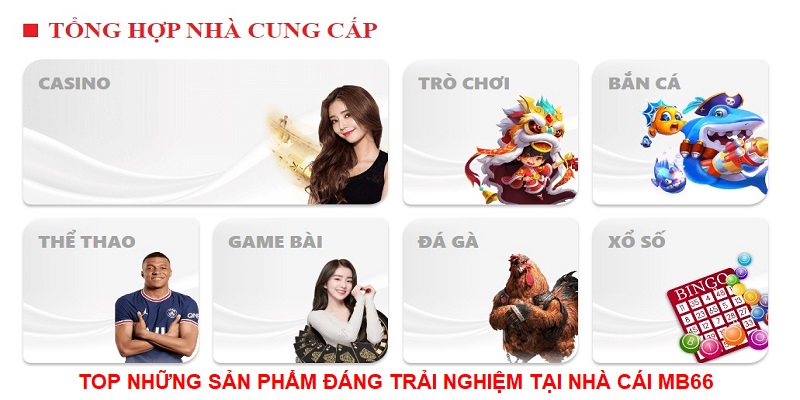 Top những sản phẩm hấp dẫn đáng trải nghiệm cùng sân chơi